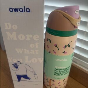 Owala Floral Insulated Water Bottle